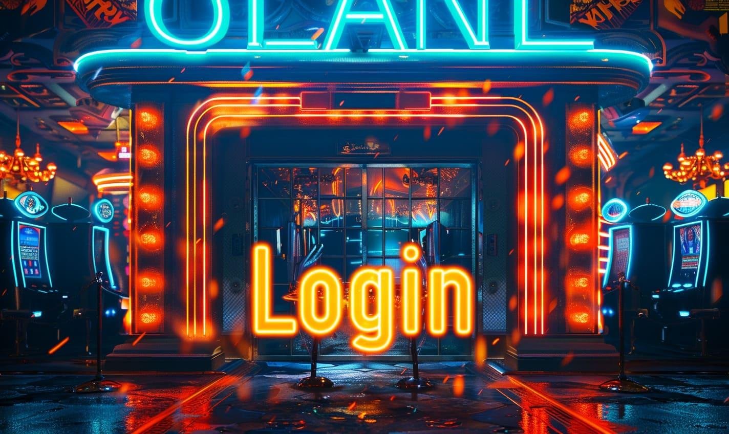 register and login entry points on okspin login for new and returning members